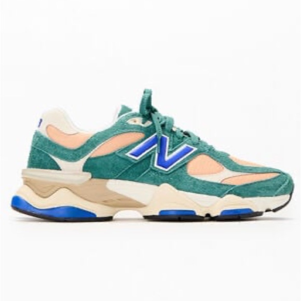 Price Firm - NEW BALANCE 9060 Unisex Sneaker in Green Multi - Picture 4 of 15